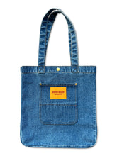 Load image into Gallery viewer, Blue Denim Tote