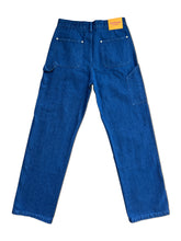 Load image into Gallery viewer, Dark Blue Denim Double Knee Work Pants