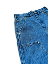 Load image into Gallery viewer, Blue Denim Double Knee Work Pants