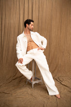 Load image into Gallery viewer, White Double Knee Work Pants