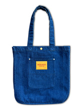 Load image into Gallery viewer, Dark Blue Denim Tote