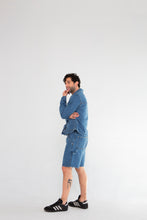 Load image into Gallery viewer, Blue Denim Canvas Shorts