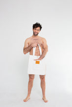 Load image into Gallery viewer, White Canvas Tote