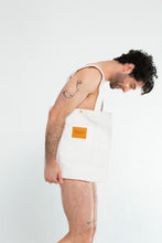 Load image into Gallery viewer, White Canvas Tote