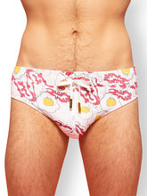 Load image into Gallery viewer, Bacon+Eggs Swim Brief
