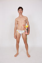 Load image into Gallery viewer, Blue&Pink Stripe 2022 Swim Brief