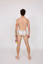 Load image into Gallery viewer, Blue&Pink Stripe 2022 Swim Brief