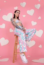 Load image into Gallery viewer, Blue&Pink Stripe Double Knee Work Pants