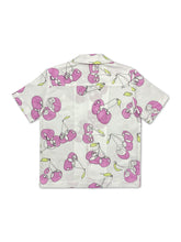 Load image into Gallery viewer, Pink Cherries Camp Collar Shirt