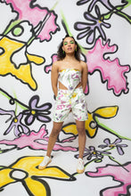 Load image into Gallery viewer, Flower Bouquet Silk Scarf