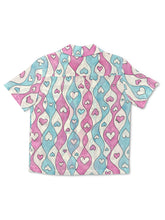 Load image into Gallery viewer, Blue&Pink Stripe Silk Shirt