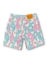 Load image into Gallery viewer, Blue&Pink Stripe Canvas Shorts