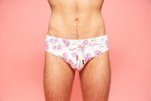 Load image into Gallery viewer, Pink Cherries Swim Brief