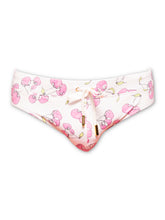 Load image into Gallery viewer, Pink Cherries Swim Brief