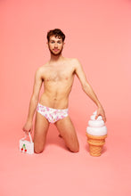 Load image into Gallery viewer, Pink Cherries Swim Brief