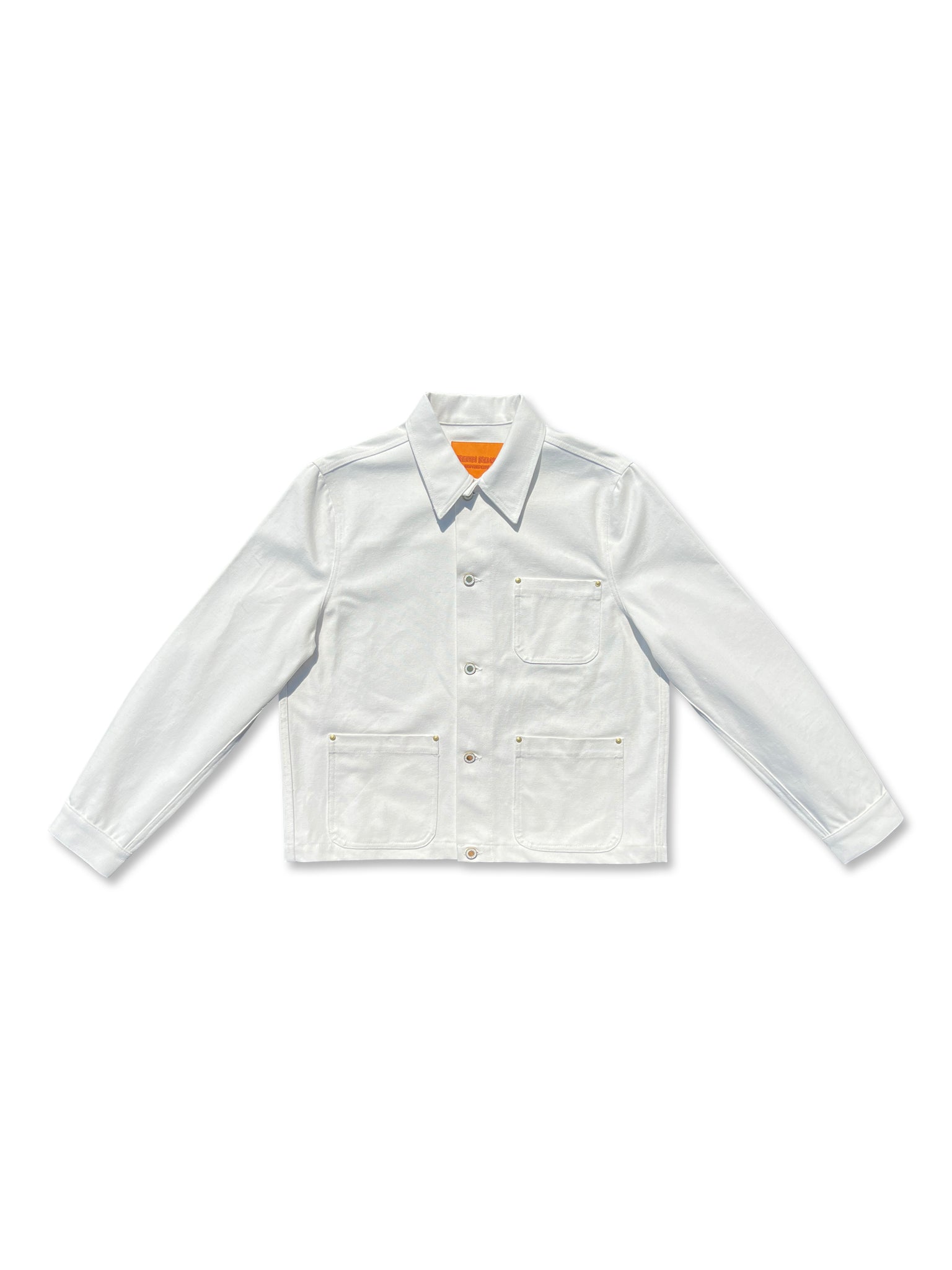 White Canvas Chore Jacket – KeithKelly