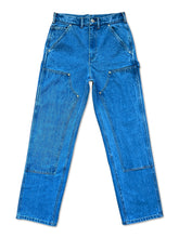 Load image into Gallery viewer, Blue Denim Double Knee Work Pants
