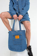 Load image into Gallery viewer, Blue Denim Tote
