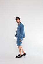 Load image into Gallery viewer, Blue Denim Chore Jacket
