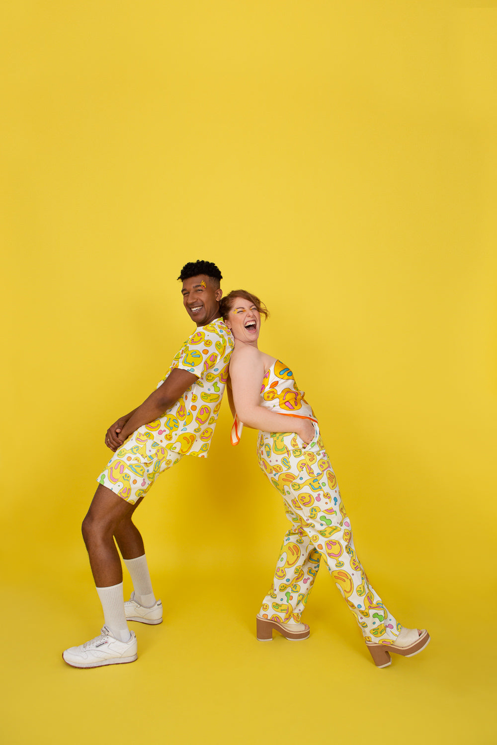 Smiley Face Double Knee Work Pants – KeithKelly