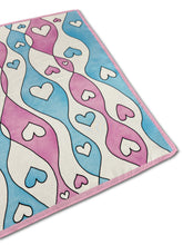 Load image into Gallery viewer, Blue &amp; Pink Stripe Scarves
