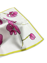 Load image into Gallery viewer, Pink Orchid Silk Scarf
