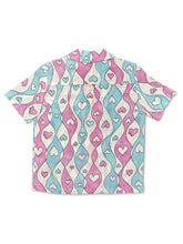 Load image into Gallery viewer, Blue&amp;Pink Stripe Silk Shirt
