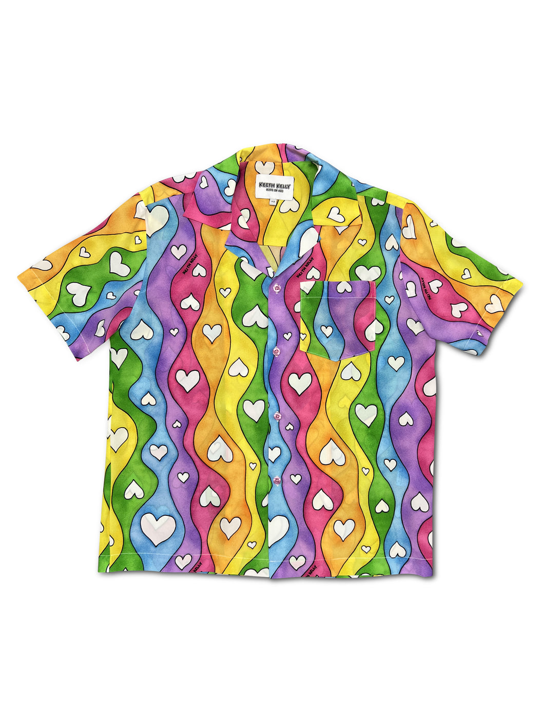 Rainbow Stripe Silk Shirt