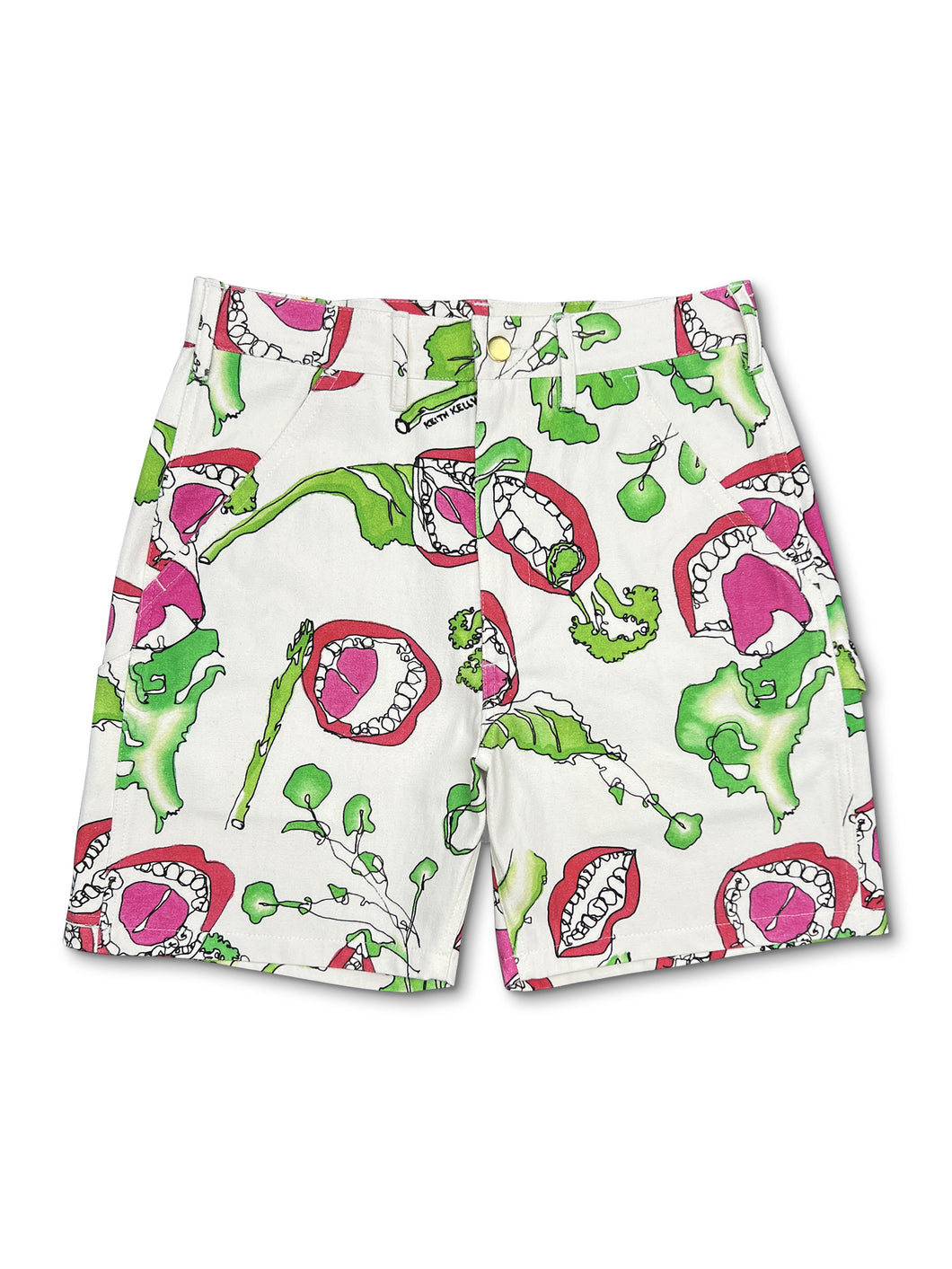 Eat Your Greens Canvas Shorts