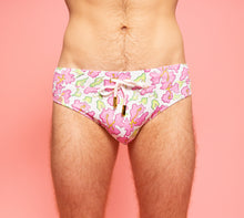 Load image into Gallery viewer, Hibiscus Swim Brief
